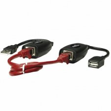 MANHATTAN EXTENSOR DE LÍNEA USB, USB A Y RJ45 MACHO/HEMBRA, HASTA 60M 179300