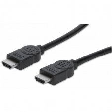 MANHATTAN CABLE HDMI DE ALTA VELOCIDAD, HDMI MACHO - HDMI MACHO, 4K, 3D, 5 METROS, NEGRO 306133