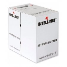 INTELLINET BOBINA DE CABLE CAT6 UTP, 305 METROS, SÓLIDO, AZUL 704670