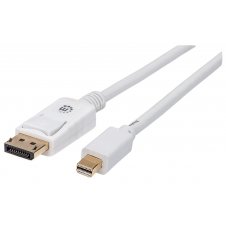 MANHATTAN CABLE MINI DISPLAYPORT - DISPLAYPORT, 2 METROS, BLANCO 324748