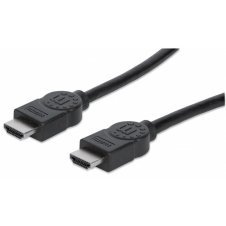 MANHATTAN CABLE HDMI DE ALTA VELOCIDAD CON CANAL ETHERNET, HDMI MACHO - HMDI MACHO, 15 METROS, NEGRO 323260