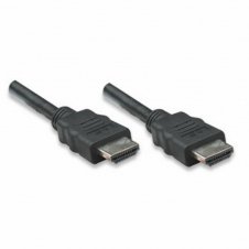 MANHATTAN CABLE HDMI DE ALTA VELOCIDAD CON CANAL ETHERNET, HDMI MACHO - HDMI MACHO, 5 METROS, NEGRO 323239