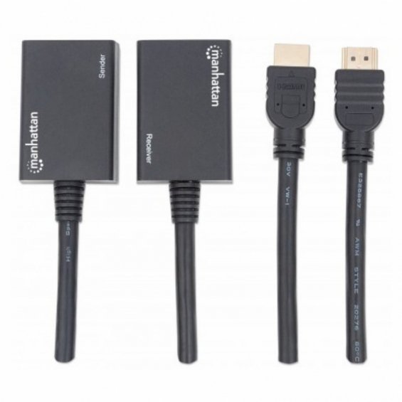 MANHATTAN EXTENSOR HDMI POR CAT5ECAT6 DISTANCIA MAXIMA 30 METROS