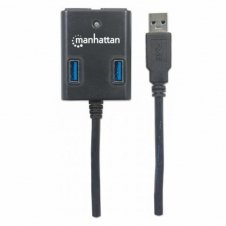 MANHATTAN HUB USB 3.0 DE SUPERVELOCIDAD, 4X USB A, 5000 MBIT/S - SIN FUENTE 162296