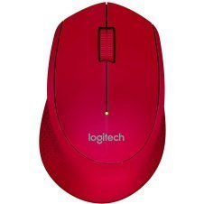 MOUSE LOGITECH ÓPTICO M280, INALÁMBRICO, 1000DPI, USB, ROJO 910-004286