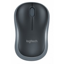 MOUSE LOGITECH ÓPTICO M185, INALÁMBRICO, USB, NEGRO 910-002225