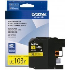 CARTUCHO BROTHER LC103Y AMARILLO, 600 PÁGINAS