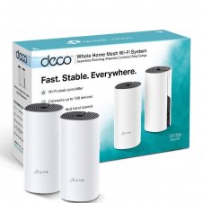 ROUTER TP-LINK CON SISTEMA WI-FI EN MALLA AC1200 DECO M4, 867 MBIT/S, 2X RJ-45, 2.4/5GHZ M4(2-PACK)