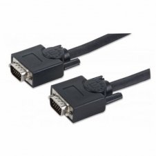 MANHATTAN CABLE PARA MONITOR SVGA 8MM, VGA (D-SUB) MACHO - VGA (D-SUB) MACHO, 30 METROS, NEGRO 337342
