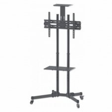 MANHATTAN SOPORTE TIPO CARRITO PARA PANTALLAS 37'' A 70'' O 50KGS, NEGRO 461238