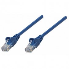 INTELLINET CABLE PATCH CAT5E UTP 100% COBRE, RJ-45 MACHO - RJ-45 MACHO, 7.6 METROS, AZUL 319874