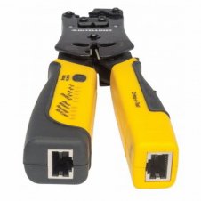 INTELLINET PINZA CRIMPEADORA 780124, RJ-11/RJ-12/RJ-22/RJ-45, NEGRO/AMARILLO 780124
