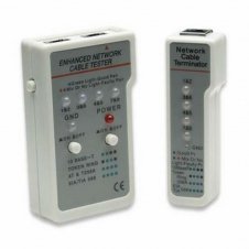 INTELLINET PROBADOR DE CABLES DE RED, RJ-11/RJ-45, 4 LEDS 351898