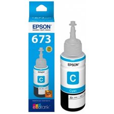 BOTELLA DE TINTA EPSON 673 - CIAN - 70ML T673220-AL