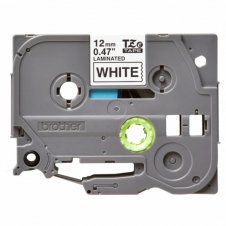 CINTA BROTHER TZE231 NEGRO EN BLANCO, 12MM X 8M