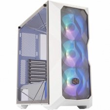 GABINETE COOLER MASTER BOX TD500 MESH CON VENTANA MIDI TOWER, ATX/EATX/MICRO ATX/MINI-ITX/SSI CEB, USB 3.0, SIN FUENTE, BLANCO MCB-D500D-WGNN-S01