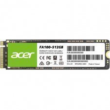 UNIDAD DE ESTADO SÓLIDO ACER FA100, M.2, 512GB, PCI-E 3X4 BL.9BWWA.119