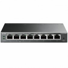 SWITCH TP-LINK GIGABIT ETHERNET TL-SG108PE EASY SMART POE, 8 PUERTOS 10/100/1000MBPS + 4 PUERTOS POE, 16 GBIT/S, 4000 ENTRADAS