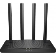 Router Inalámbrico Gigabit Dual Band AC TP-LINK Archer C80 - 1.300 Mbps, 2.4 GHz / 5 GHz, Omnidireccional, 4, Negro