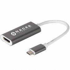 NACEB ADAPTADOR USB C MACHO - HDMI HEMBRA, GRIS/BLANCO NA-0114