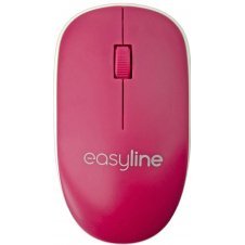 MOUSE EASY LINE ÓPTICO EL-995128, INALÁMBRICO, BLUETOOTH, 1000DPI, MAGENTA