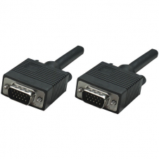 MANHATTAN CABLE PARA MONITOR SVGA 8MM, VGA (D-SUB) MACHO - VGA (D-SUB) MACHO, 20 METROS, NEGRO 335607