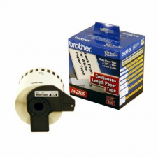 CINTA BROTHER DK2205 NEGRO SOBRE BLANCO, 62MM X 30.4M
