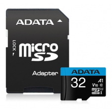 MEMORIA FLASH ADATA PREMIER, 32GB MICROSDHC UHS-I CLASE 10, CON ADAPTADOR AUSDH32GUICL10A1-RA1