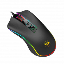 MOUSE GAMER REDRAGON ÓPTICO COBRA CHROMA M711-FPS, ALÁMBRICO, USB-A, 24000 DPI, NEGRO