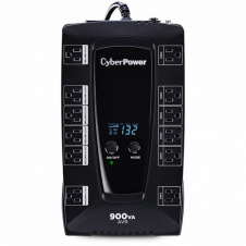 NO BREAK CYBERPOWER AVRG900LCD, 480W, 900VA, ENTRADA 90-148V, SALIDA 120V, 12 CONTACTOS