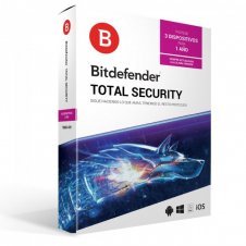 BITDEFENDER TOTAL SECURITY MULTIDISPOSITIVOS, 3 USUARIOS, 1 AÑO DE VIGENCIA (CAJA)
