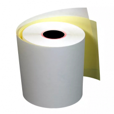 ROLLO AUTOCOPIANTE PCM EBA7670, ROLLOS DE PAPEL, COLOR BLANCO, 50 PIEZAS