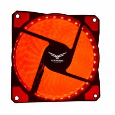 VENTILADOR NACEB NA-0919R LED ROJO, 120MM, 1200RPM, NEGRO