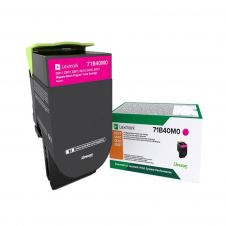 TONER LASER LEXMARK/ COLOR MAGENTA / RENDIMIENTO ESTANDAR / 71B40M0 / HASTA 2,300 PAGINAS