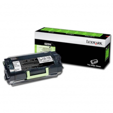 TONER LASER LEXMARK / COLOR NEGRO / ALTO RENDIMIENTO / 52D4H00 / HASTA 25,000 PAGINAS