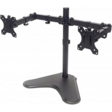 SOPORTE DE MESA MANHATTAN PARA 2 MONITORES 13 - 32, 8KG, NEGRO