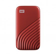 SSD EXTERNO WESTERN DIGITAL WD MY PASSPORT, 1TB, USB 3.2, ROJO