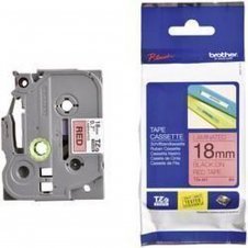 Cinta Laminada BROTHER TZE441 - TZe, Transferencia térmica, Negro sobre Rojo