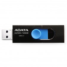 MEMORIA ADATA 128GB USB 3.2 UV320 RETRACTIL NEGRO-AZUL