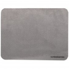 MOUSE PAD 3 EN 1 MANHATTAN, MICROFIBRA GRIS OBSCURO