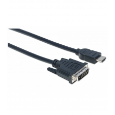 CABLE CONVERTIDOR MANHATTAN HDMI A DVI-D 3.0M 1080P M-M MONITOR