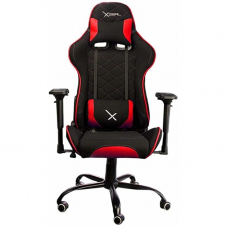 SILLA GAMER XZEAL XZ25, HASTA 150KG, NEGRO/ROJO XZSXZ25R
