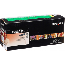 TONER LASER LEXMARK / COLOR NEGRO / RENDIMIENTO ESTANDAR / E260A11L / HASTA 3,500 PAGINAS