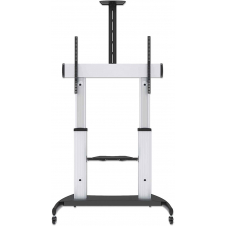 MANHATTAN SOPORTE MOVIL PARA PANTALLA 60 - 100, HASTA 100KG, PLATA