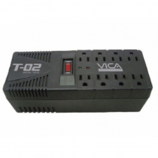 REGULADOR VICA T-02, 300J, 700W, ENTRADA 127V, 8 CONTACTOS