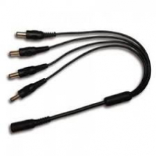 FUENTE DE PODER SAXXON, 12V, 1,2 MTS, DIVISOR DE ENERGÍA, 4 MACHO, 1 HEMBRA
