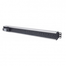 PDU BARRA MULTICONTACTOS 12 SALIDAS INTELLINET INTERRUPTOR NEUMATICO MONTAJE RACK