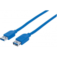 CABLE USB 3.0 EXTENSION DE 2 MTS MANHATTAN AZUL