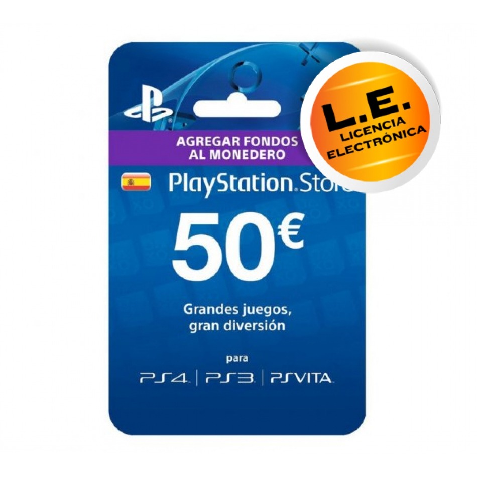 Tarjeta Prepago Sony 50 euros Electronica
