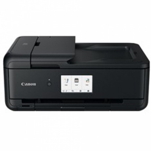 Canon PIXMA TS9550 - Impresora multifunción - color - chorro de tinta - 216 x 356 mm (original) - A4/Legal (material) - hasta 15 ipm (impresión) - 200 hojas - USB 2.0, Bluetooth, Wi-Fi(n) - negro